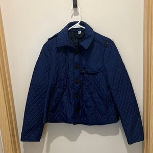Blue Burberry jacket